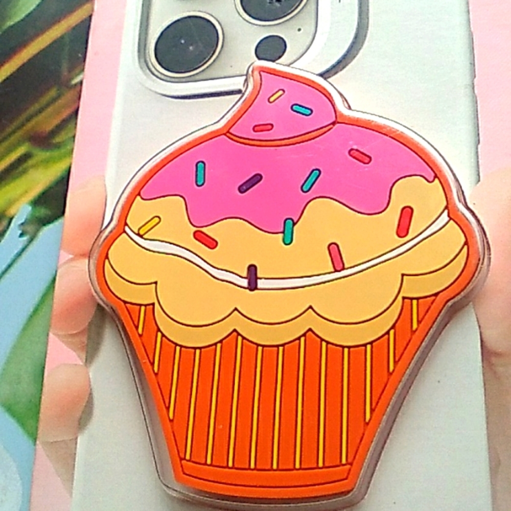 Pastel Cupcake Phone Accessory